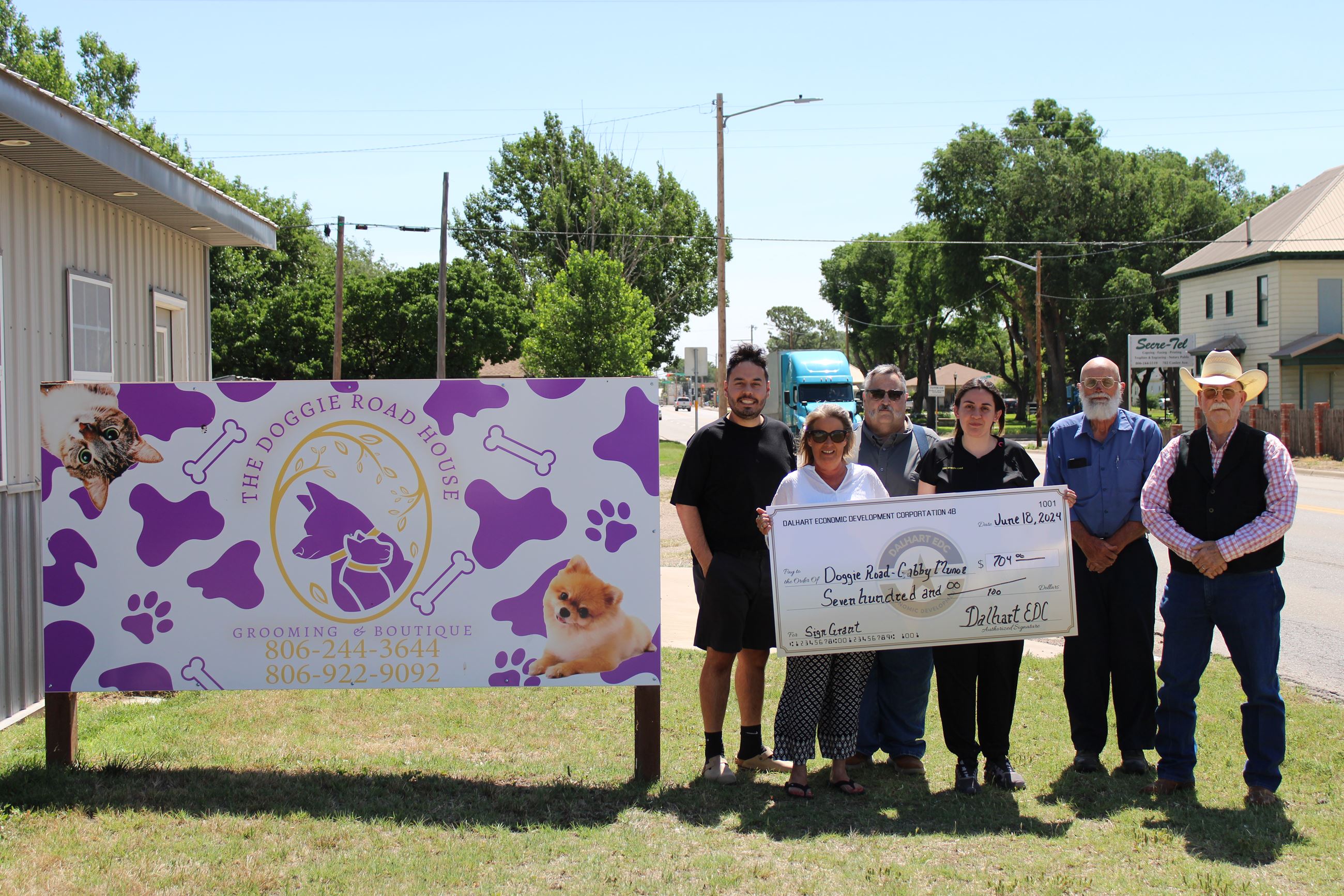 The Doggie Road House Sign Grant